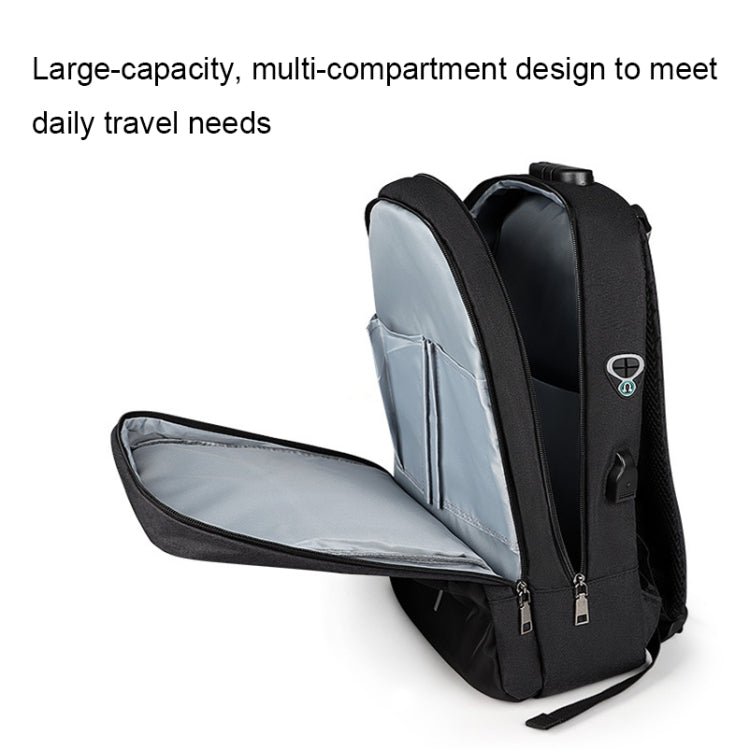 SJ16 Laptop Anti-Theft Backpack, 13 inch-15.6 inch