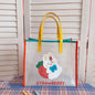 Summer Girl Jelly Bag Cartoon Transparent Shoulder Bag Waterproof Beach Bag, 1 Cherry Tiger, 2 Relax Tiger, 5 Love Rabbit, 3 Carrot Rabbit, 4 Wing Rabbit