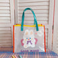 Summer Girl Jelly Bag Cartoon Transparent Shoulder Bag Waterproof Beach Bag, 1 Cherry Tiger, 2 Relax Tiger, 5 Love Rabbit, 3 Carrot Rabbit, 4 Wing Rabbit