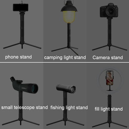 Foldable Portable Aluminum Alloy Tripod Light Stand Mobile Phone Live Tripod