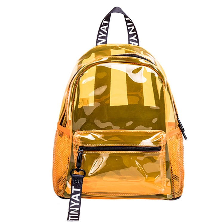 T9051 Ladies Jelly Bag Waterproof PVC Transparent Backpack Beach Travel Backpack