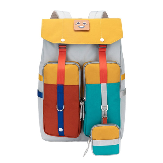 B21283 Flipper Backpack Student Schoolbag Casual Travel Computer Backpack, B21283