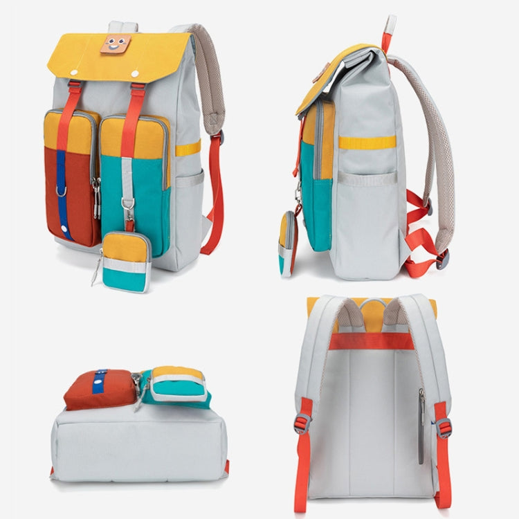 B21283 Flipper Backpack Student Schoolbag Casual Travel Computer Backpack, B21283