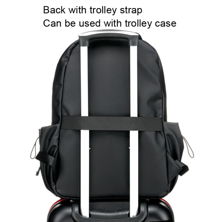WEIXIER 9555 Students Double Backpack Business Computer Bag, 9555 Black, 9555 Grey