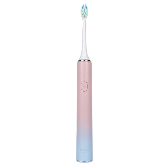 Boorui BR-X7 Smart USB Electric Adults Toothbrush Gradient Oral Hygiene Ultrasonic Toothbrush, BR-X7(Pink), BR-X7(Blue)