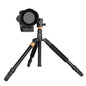 QingZhuangShiDai Q999S Portable Projector Photography Camera Live Gimbal Tripod, Q999S(Black)