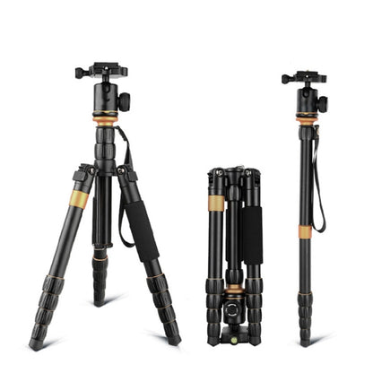 QingZhuangShiDai Q999S Portable Projector Photography Camera Live Gimbal Tripod, Q999S(Black)