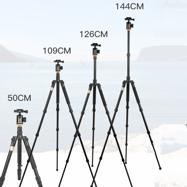 QingZhuangShiDai Q999S Portable Projector Photography Camera Live Gimbal Tripod, Q999S(Black)