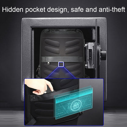 Bopai 61-120621A Outdoor Waterproof Laptop Backpack with USB Charging Port, Spec:, Regular Version, Expansion Version