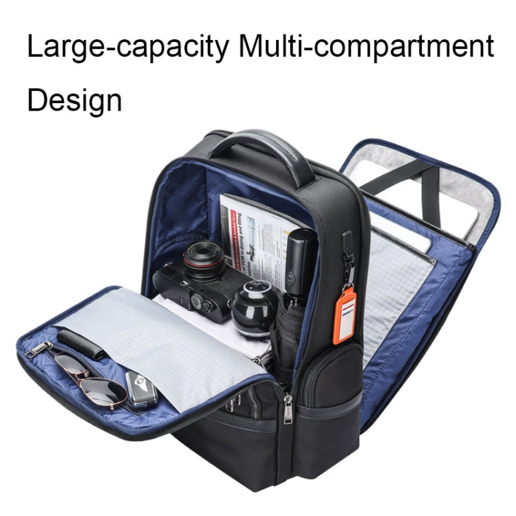 Bopai 61-121591 Multifunctional Anti-theft Laptop Business Backpack with USB Charging Hole, 61-121591