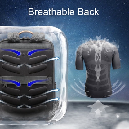 Bopai 61-120891 Multifunctional Anti-theft Laptop Business Backpack with USB Charging Hole