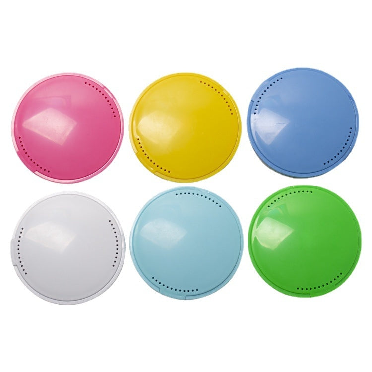 3 PCS Invisible Braces Box Orthodontic Retainer Box With Mirror, Pink, Blue, Yellow, White, Green, Sky Blue