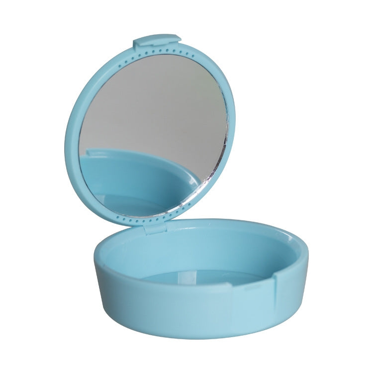 3 PCS Invisible Braces Box Orthodontic Retainer Box With Mirror, Pink, Blue, Yellow, White, Green, Sky Blue