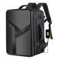 Large-capacity Waterproof Expandable Hard Shell Backpack with USB Charging Hole, 161 Light Grey, 161 Black, 161 Dark Gray, 162 Black, 162 Deep Gray, 162 Light Gray
