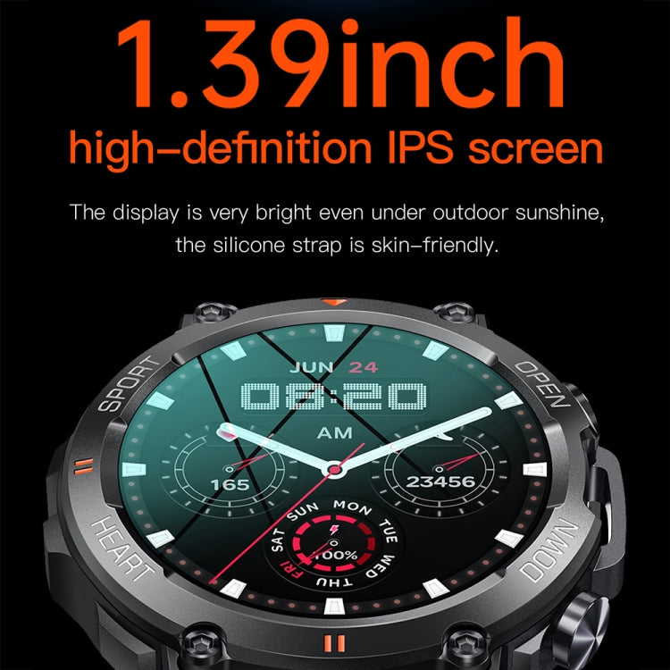 K56Pro 1.39 Inch Heart Rate/Blood Pressure/Blood Oxygen Monitoring Smart Calling Watch