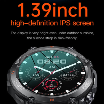 K56Pro 1.39 Inch Heart Rate/Blood Pressure/Blood Oxygen Monitoring Smart Calling Watch