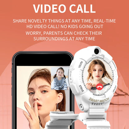 F01 4G Rotatable Dual-Camera Children Smart Calling Watch With SOS Function