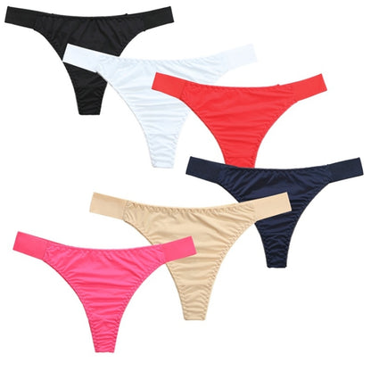 1347 Sports Style Seamless Ice Silk Panties Women Breathable Thong, 1347 S Black, 1347 S White, 1347 S Red, 1347 S Dark Blue, 1347 S Skin Color, 1347 S Rose Red