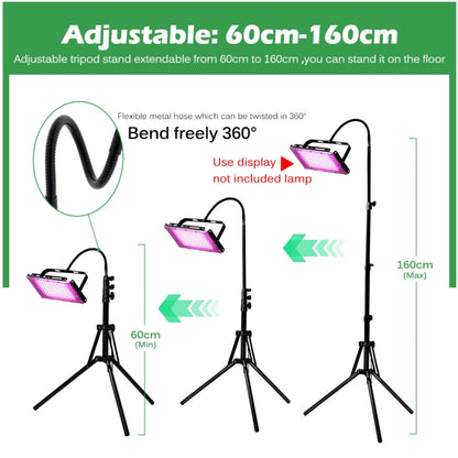 1.6m Live Photography Light Stand Thickened Anti-folding Tripod, With 30cm Hose