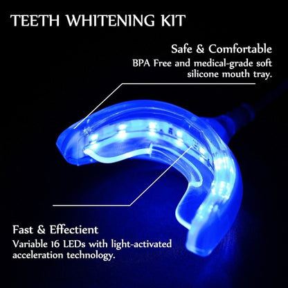 16LED Teeth Whitening Device Dental Bleaching System, With 3 In 1 Data Cable