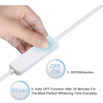 Wire-Controlled 25min Timing 16LED Teeth Whitening Device Dental Bleaching System, Wire-Controlled