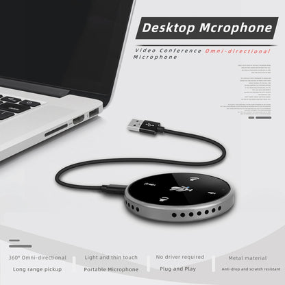 Q5 Video Conferencing Noise Canceling Desktop Audio Microphone