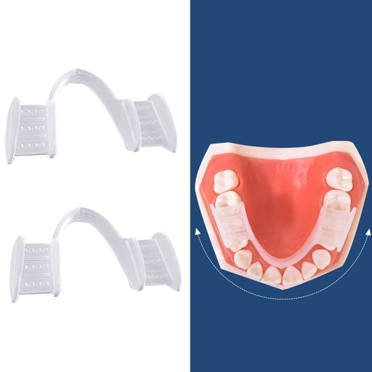 Y-Kelin Orthodontic Appliance Silicone Simulation Braces Anti-Molar Braces For Night, Transparent