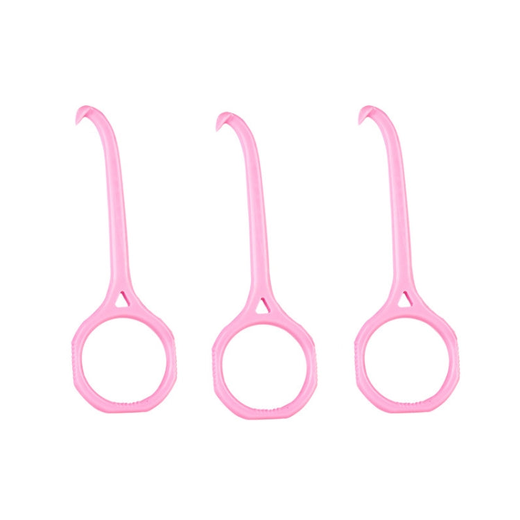 YOUTU 3pcs Invisible Braces Extractor Picking Hooks And Removing, White, Green, Yellow, Light Blue, Pink