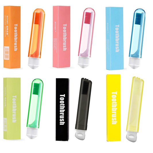 Portable Business Trip Folding Toothbrush Multi-color Super Soft Bristles Toothbrush, 6 PCS/Set, 4 PCS/Set, 5 PCS/Set