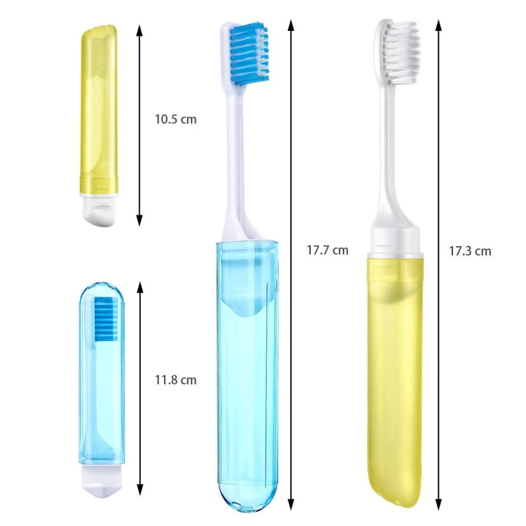 Portable Business Trip Folding Toothbrush Multi-color Super Soft Bristles Toothbrush, 6 PCS/Set, 4 PCS/Set, 5 PCS/Set