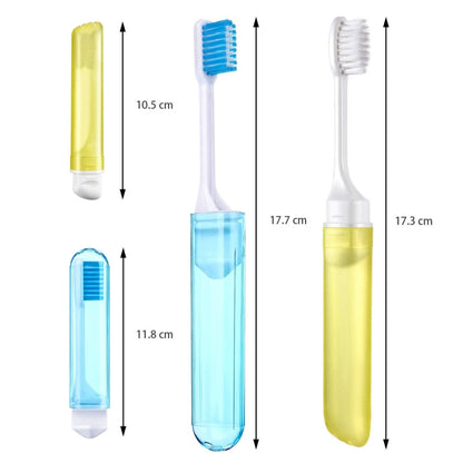 Portable Business Trip Folding Toothbrush Multi-color Super Soft Bristles Toothbrush, 6 PCS/Set, 4 PCS/Set, 5 PCS/Set