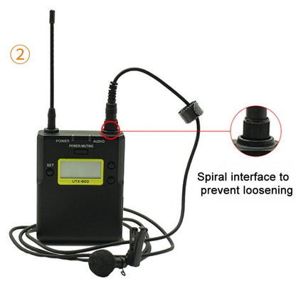 For SONY D11 D21 3.5mm Wireless Lavalier Microphone Camera Clip Collar Mic, ECM-V1B