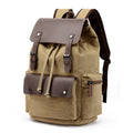 Canvas Leisure Backpack Computer Bag Student School Bag