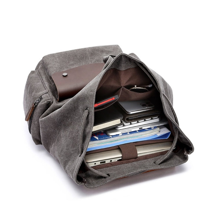 Canvas Leisure Backpack Computer Bag Student School Bag