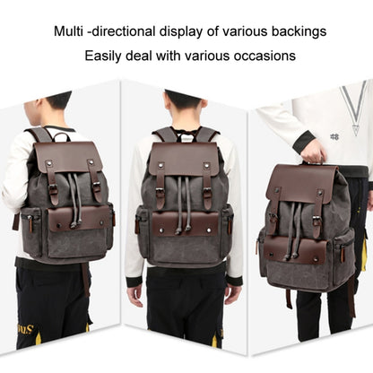 Canvas Leisure Backpack Computer Bag Student School Bag