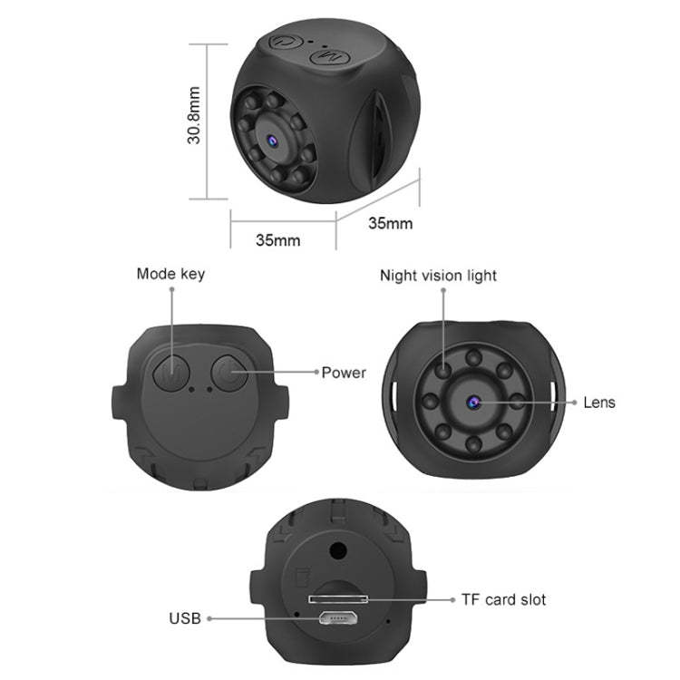 WiFi Intelligent Network Monitor HD Infrared Night Vision Camera, WK10