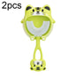 S8 2pcs Children Cartoon Animal Manual U-shaped Silicone Toothbrush for 2-12 Years Old