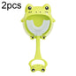 S8 2pcs Children Cartoon Animal Manual U-shaped Silicone Toothbrush for 2-12 Years Old