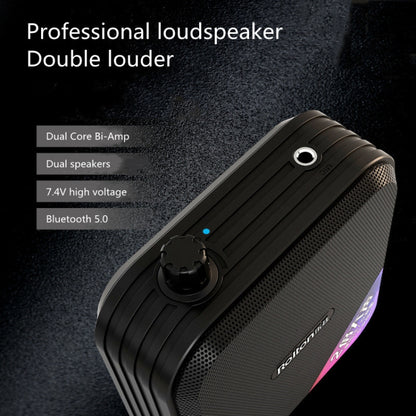 Rolton K600  7.4V Bluetooth Wirelss Audio Speaker Megaphone Voice Amplifier With Transmitter, With Transmitter