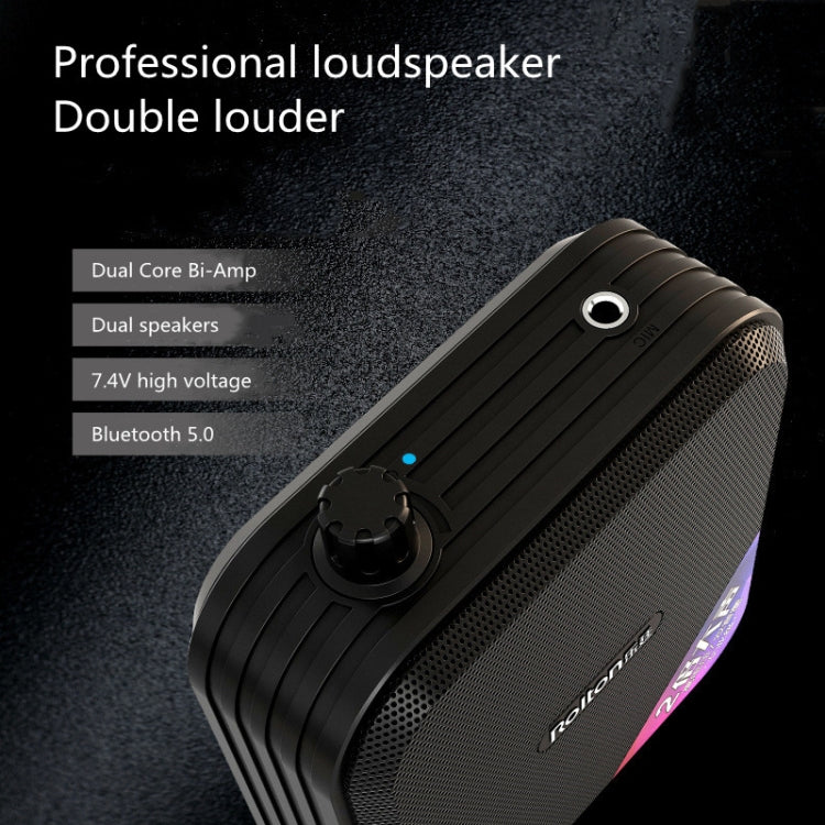 Rolton K600 7.4V Bluetooth Audio Speaker Megaphone Voice Amplifier Without Transmitter, Without Transmitter