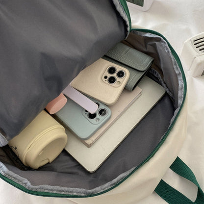 Girls School Bag Backpack Large Capacity Lightweight Student Backpack, 109036 White, 109036 Green, 109036 Black, 109036 Pink