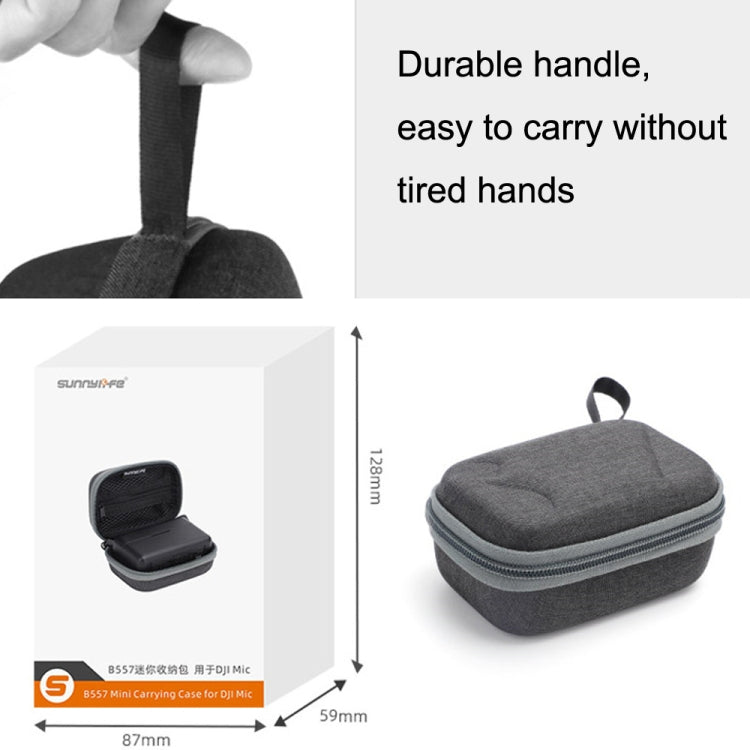 For DJI MIC Sunnylife B557 Wireless Microphone Portable Protective Box Storage Bag, For DJI MIC