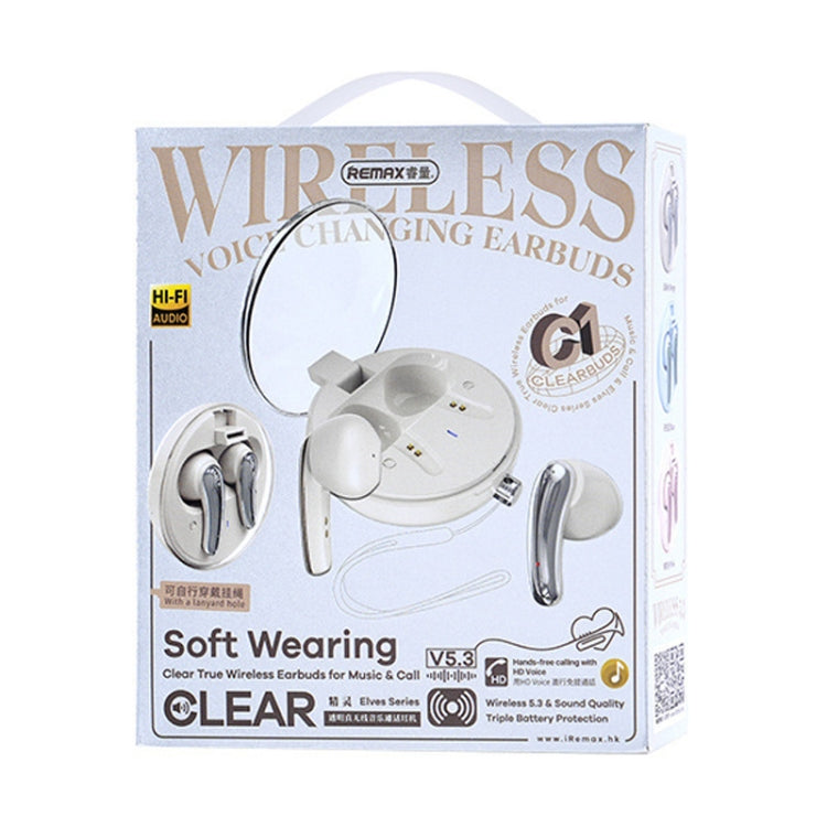 REMAX ClearBuds C1 In-Ear Wireless Music Headphones Low Delayed Bluetooth Headset
