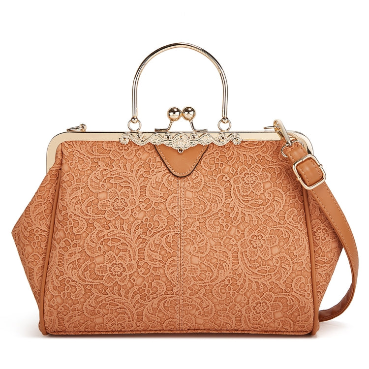 036 Vintage Buckle Handbags Leather Adjustable Crossbody Bag