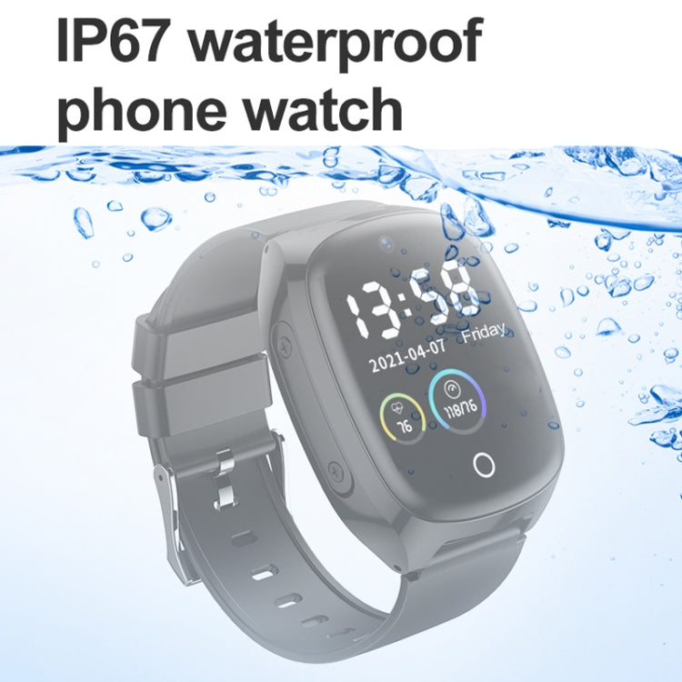 D300 1.54 inch IPS Screen Smart Watch, Support Tracking and Positioning & 4G Video Call, No Body Temperature Version