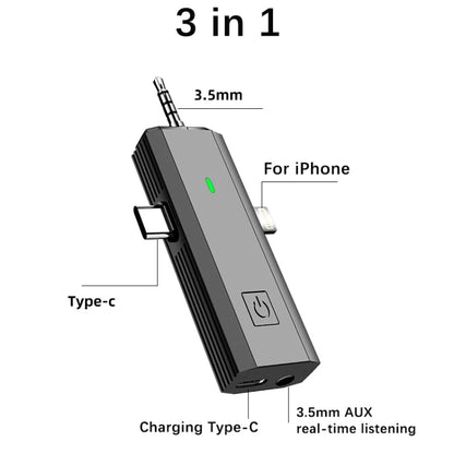 S17 Wireless  3 In 1 Lavalier MIC For Phone SLR Camera Loudspeaker ,Spec:, One Drag 1, 1 Drag Two