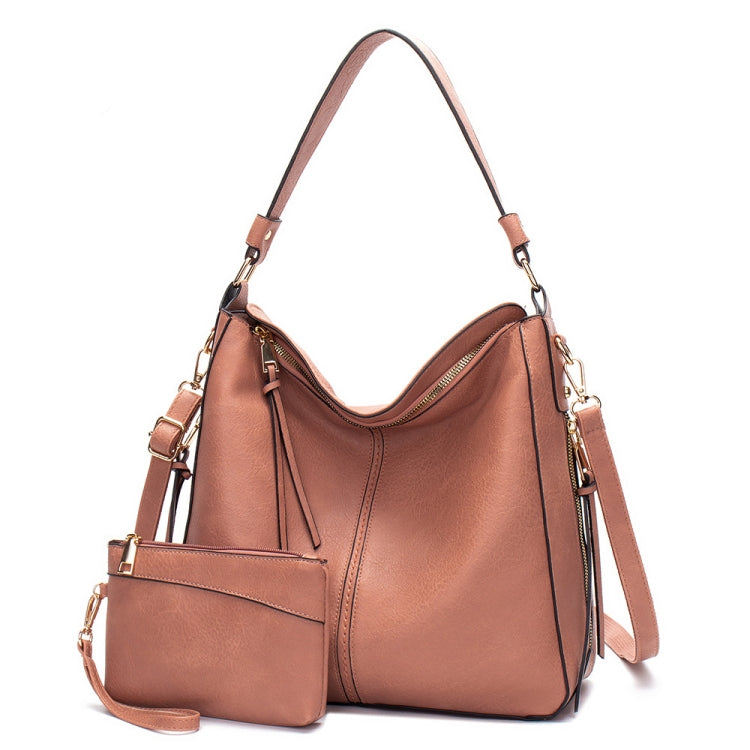 7871 Large Capacity Adjustable Leather Tote Bag Multi-compartment Shoulder Bag, Red, Blue, Black, Coffee, Grey, Pink, Brown, Purple Red, 2-In-1 Brown, 2-In-1 Black, 2-In-1 Purple Red, 2-In-1 Blue, 2-In-1 Gray, 2-In-1 Red, 2-In-1 Pink