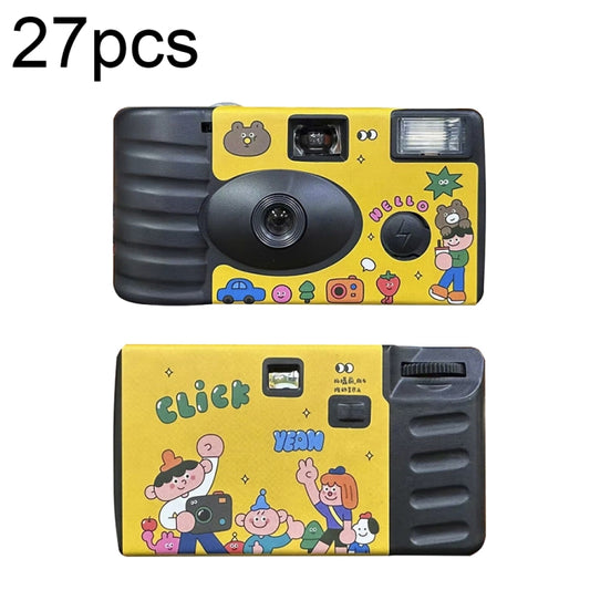 Retro Film Camera Waterproof Cartoon Decorative Stickers without Camera, 27pcs Click, 27pcs LFANI, 24pcs Illustration, 27pcs Illustration, 27pcs Happy Day, 27pcs Holidays, 18pcs Sking, 12pcs Cheers, 27pcs Friend, 27pcs New Year, 18pcs Red Good Luck