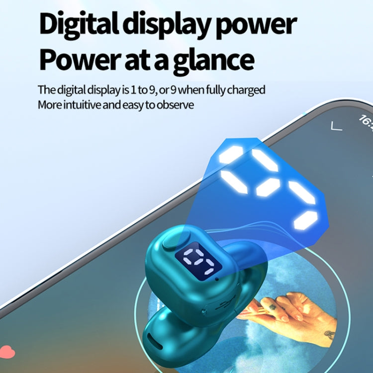 M10 IPX5 Waterproof Ear Clip Bluetooth Earphones, Style:, M10 Single Black, M10 Single White, M10 Single Pink, M10 Single Skin Color, M10 Single Green, M10 Doble Pink, M10 Doble Green, M10 Doble Skin Color, M10 Doble Black, M10 Doble White