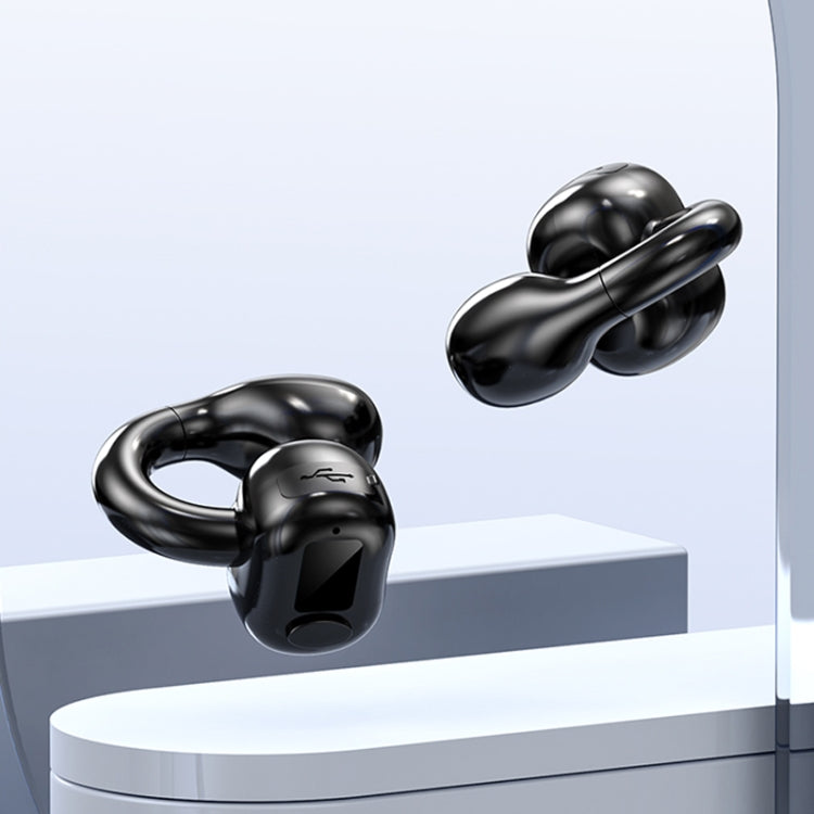 M10 IPX5 Waterproof Ear Clip Bluetooth Earphones, Style:, M10 Single Black, M10 Single White, M10 Single Pink, M10 Single Skin Color, M10 Single Green, M10 Doble Pink, M10 Doble Green, M10 Doble Skin Color, M10 Doble Black, M10 Doble White
